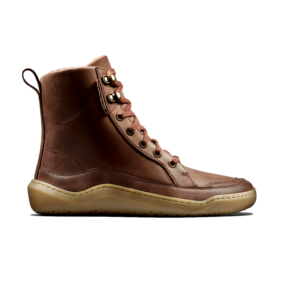 Vivobarefoot Gobi IV Scarpe Uomo A Piedi Nudi - Pelle Leggera, Resistente Alle Forature, Vestibilità Ampia, Design Minimalista
