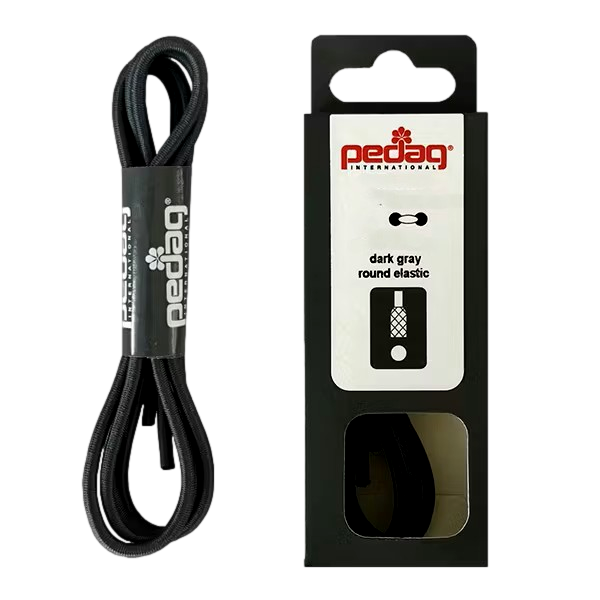 PEDAG Elastic Schnürsenkel 45cm darkgrey
