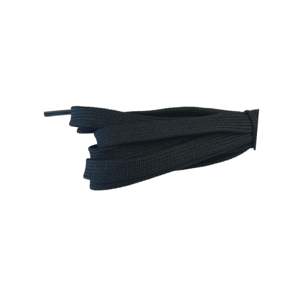 Schnürsenkel - Flach - Schwarz
