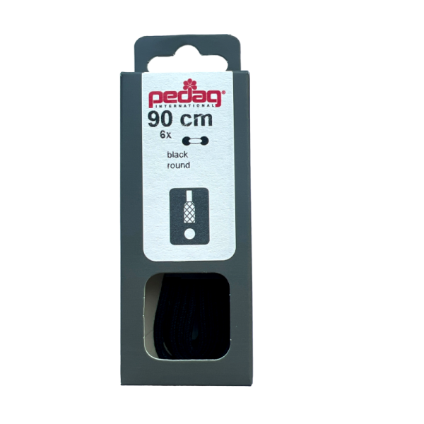 PEDAG shoelaces 90cm black