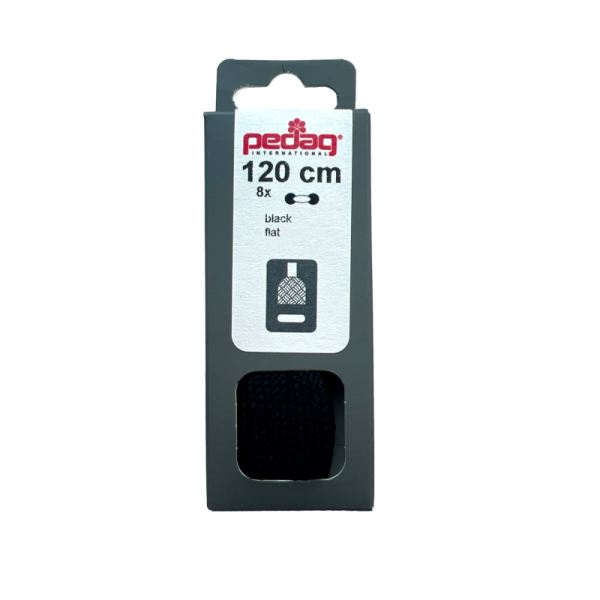 PEDAG shoelaces 120cm black